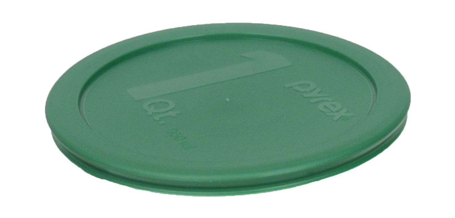 Pyrex 322-PC Green 1Qt Round Plastic Lid Cover 2PK for 322 Mixing Bowl NOT 7201 gallery