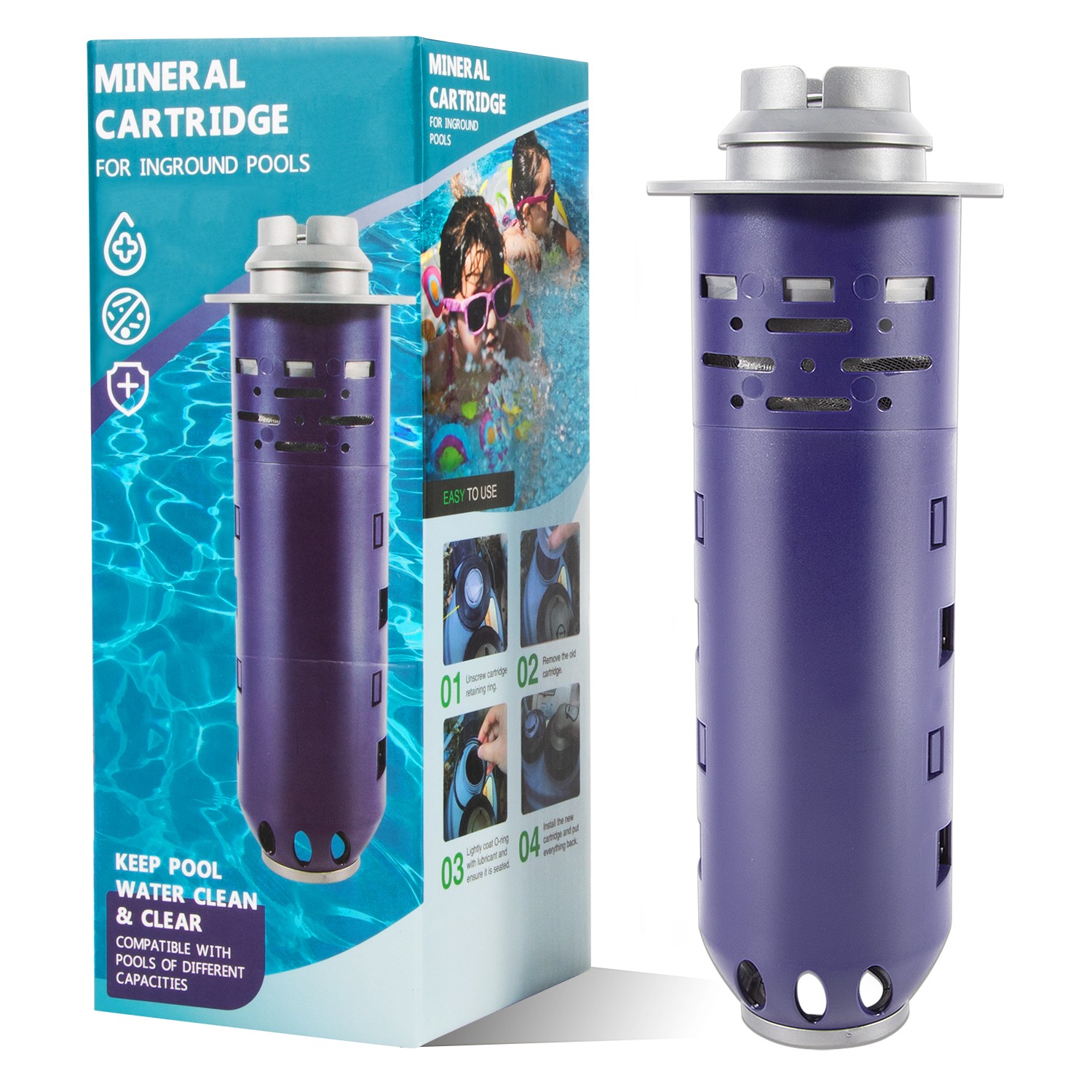 For Zodiac Nature2 Duoclear Fusion Mineral Cartridge W28000 W28001 35000 Gallons gallery