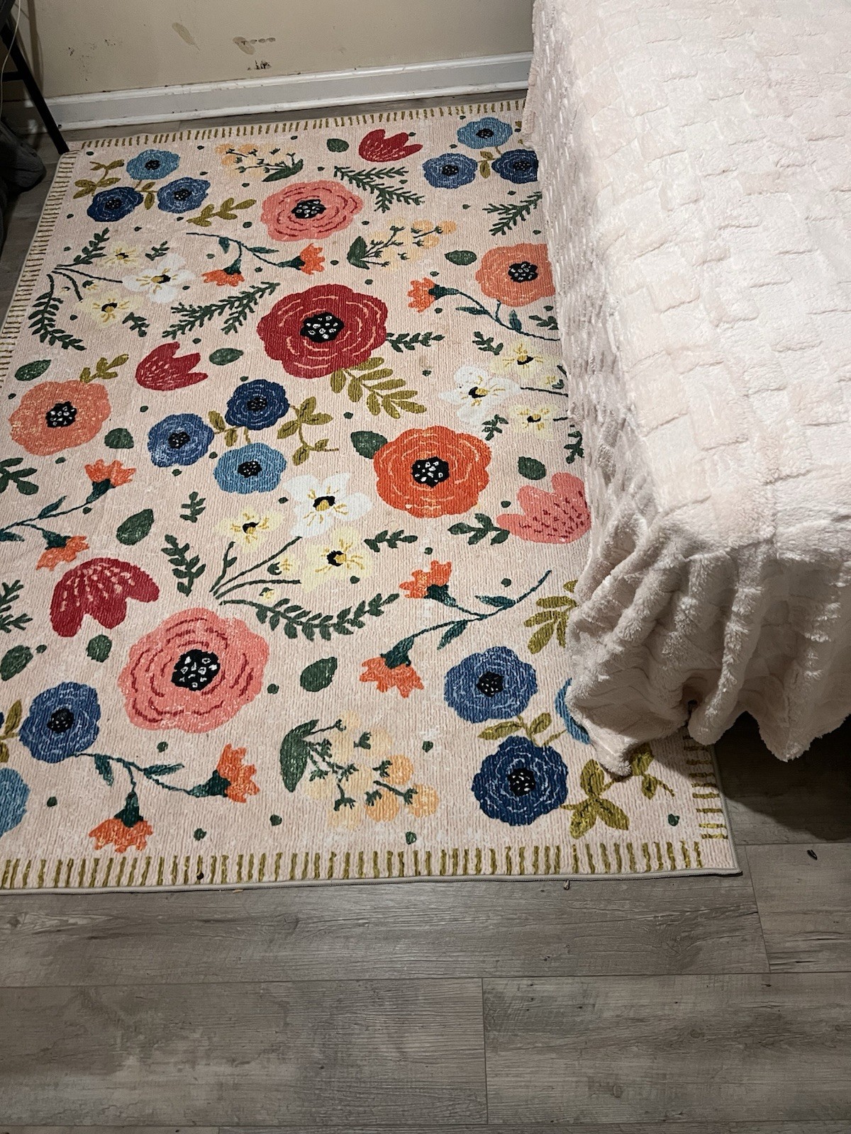 Floral & Nature Multicolor Rectangle Area Rug for Bedroom gallery