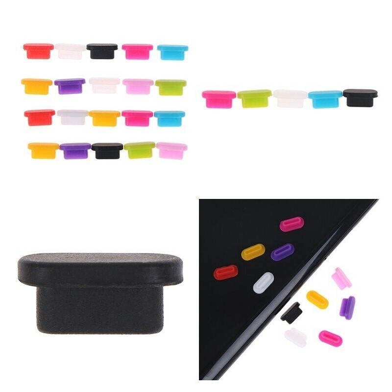 5pcs Protective USB Ports Anti-Dust Plug Cover Stopper for Laptop & PC Phone gallery