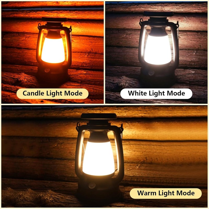 Classic Solar Lantern Hanging Light Outdoor Garden Tree Yard Camping Decor Lamp gallery