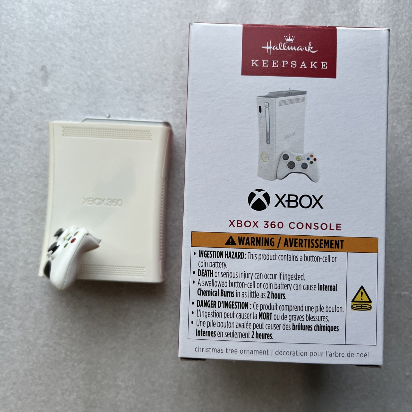 Hallmark XBox 360 Console Keepsake Ornament NEW Video Games gallery