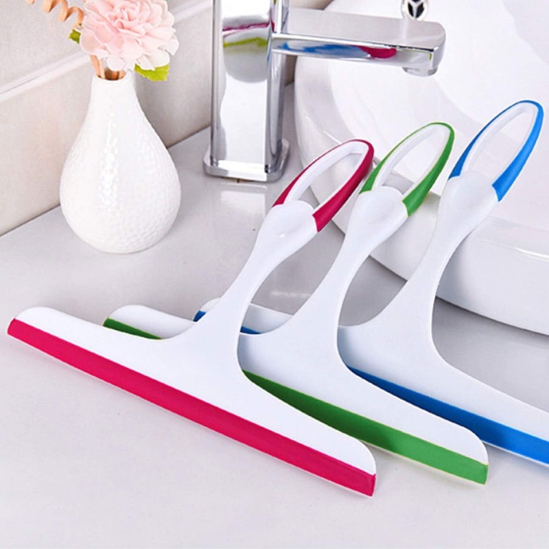 Window Mirror Car Windshield Squeegee Shower Glass Wiper Kitchen House Clean US gallery
