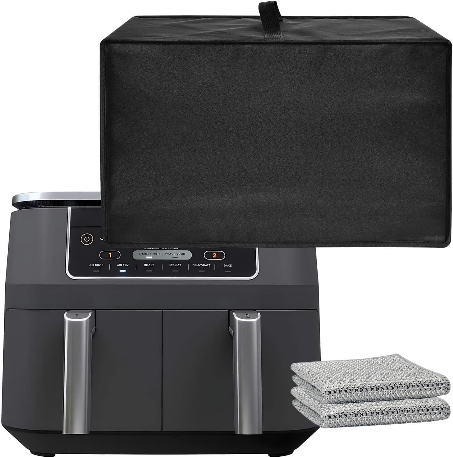 Heat-Resistant Waterproof Dust-proof Air Fryer Cover Compatible for Ninja DZ2... gallery