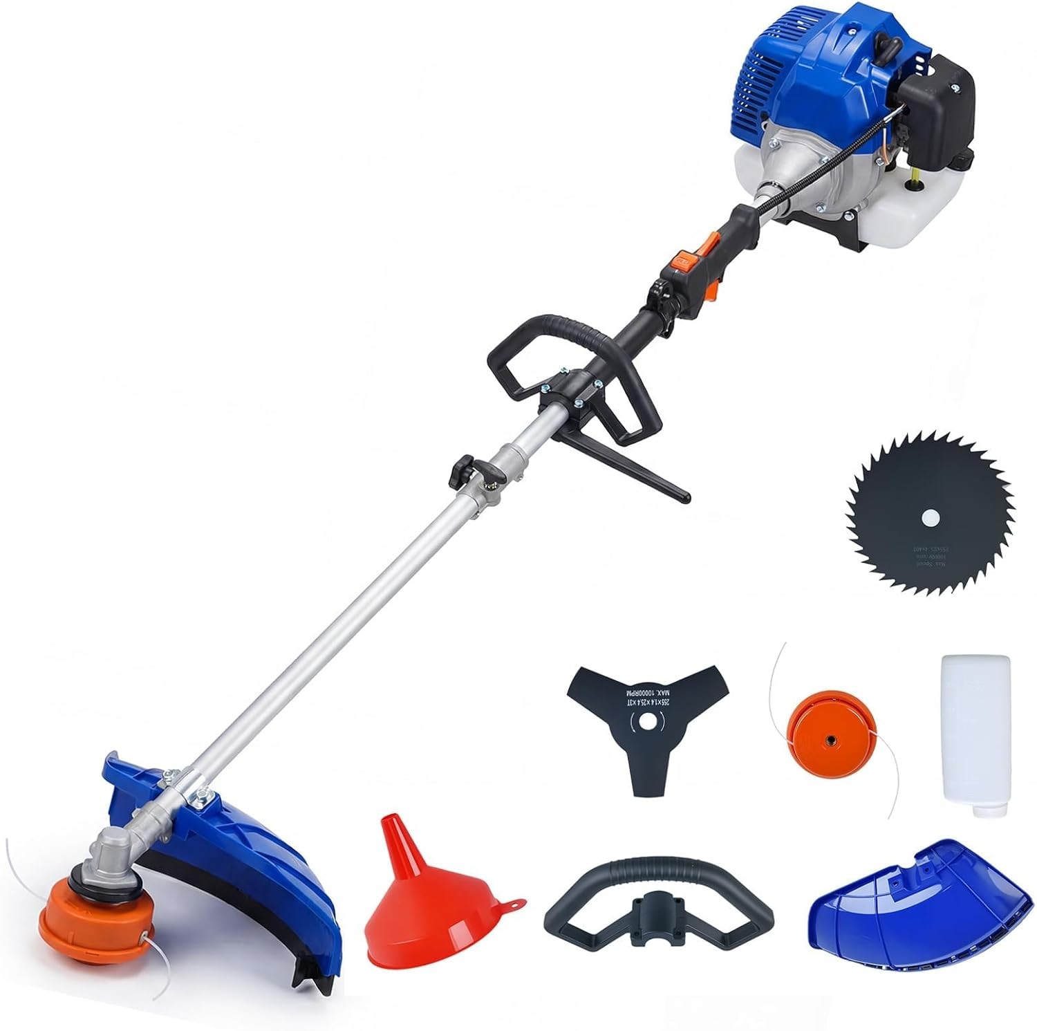 3-in-1 Gas Powered Weed Wacker String Trimmer Brush Cutter Edger 43/52cc EPA Kit gallery