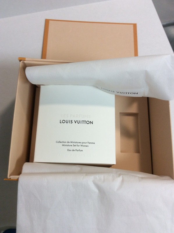 100% Authentic Louis Vuitton Empty Perfume/Cologne Box, Ribbon, Shipping Box gallery