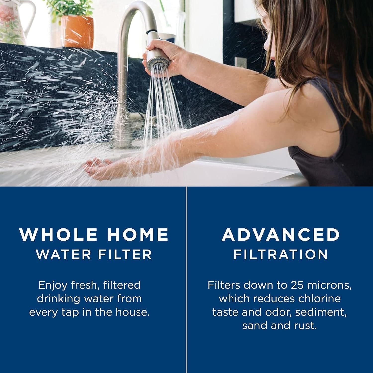 GE FXHTC Whole House Water Filter Replacement Cartridge 3 Month 30,000 Gallon gallery