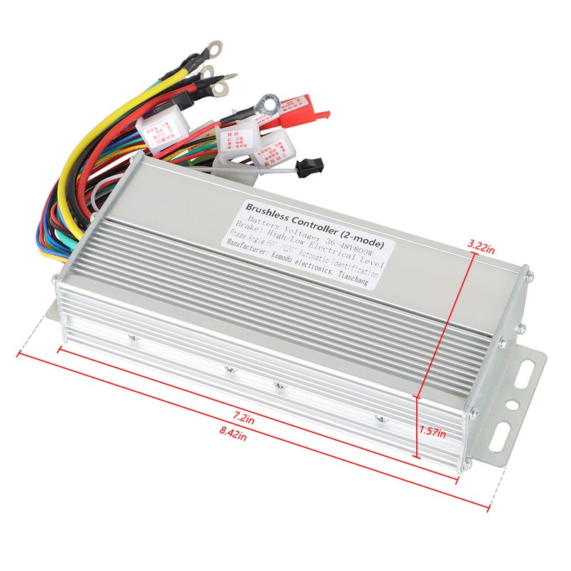 800W 36-48V DC Motor Speed Controller Scooter Electric Bicycle E-bike Brushless gallery