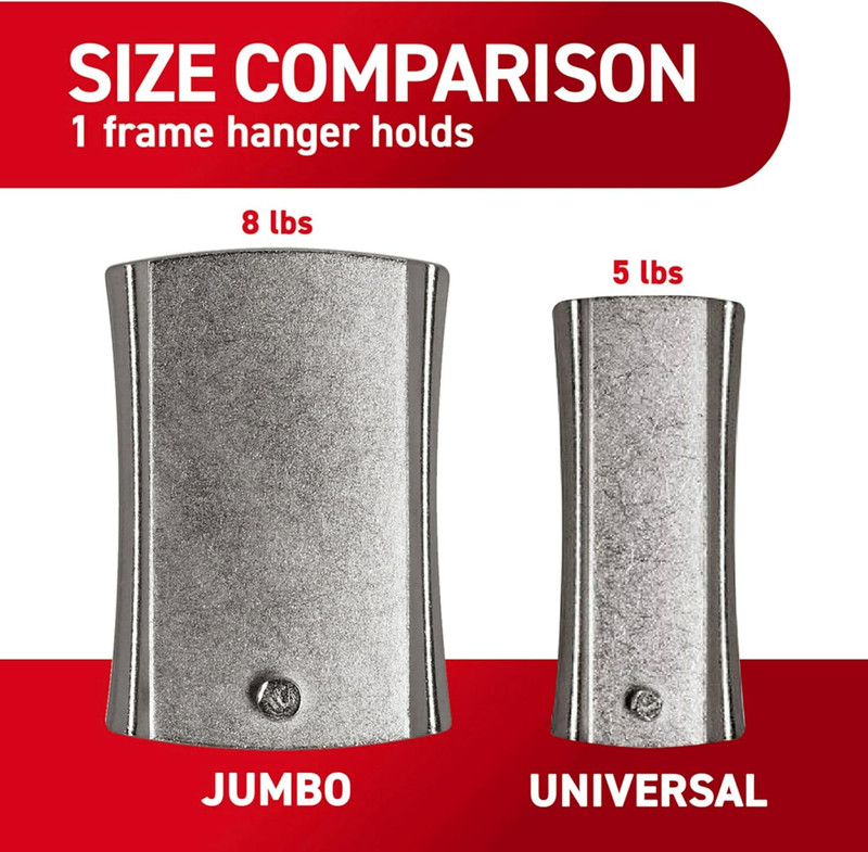 Command 8 Lb Jumbo Universal Picture Hanger, 3 Frame Hangers and 8 Command Strip gallery