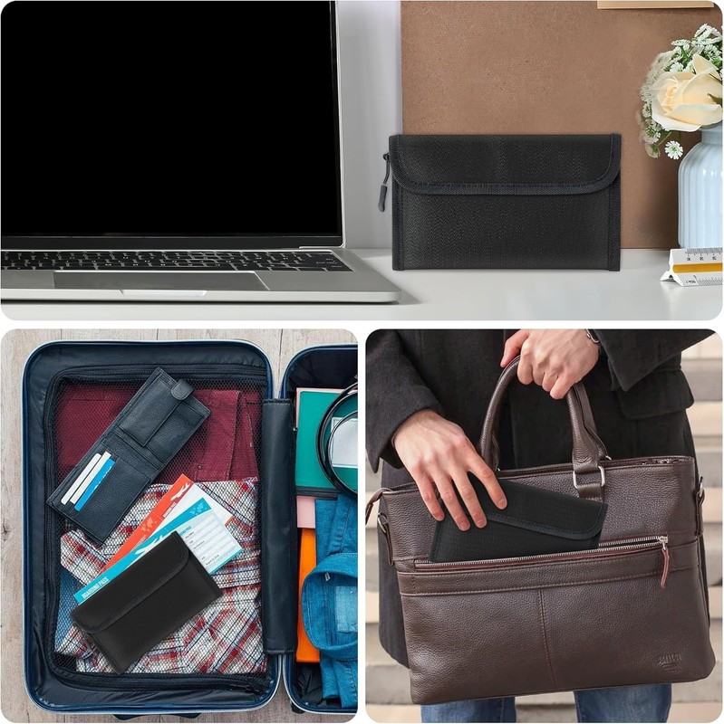 Fireproof Waterproof Document Bag - 5200°F Water Resistant Fire Proof Money Bag gallery