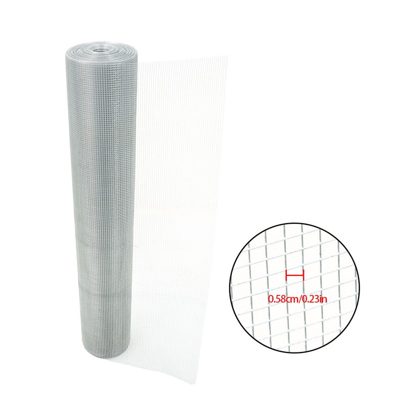 Hardware Cloth 1/4in Galvanized Welded Mesh Wire Metal Chicken Fence 48in x100ft gallery