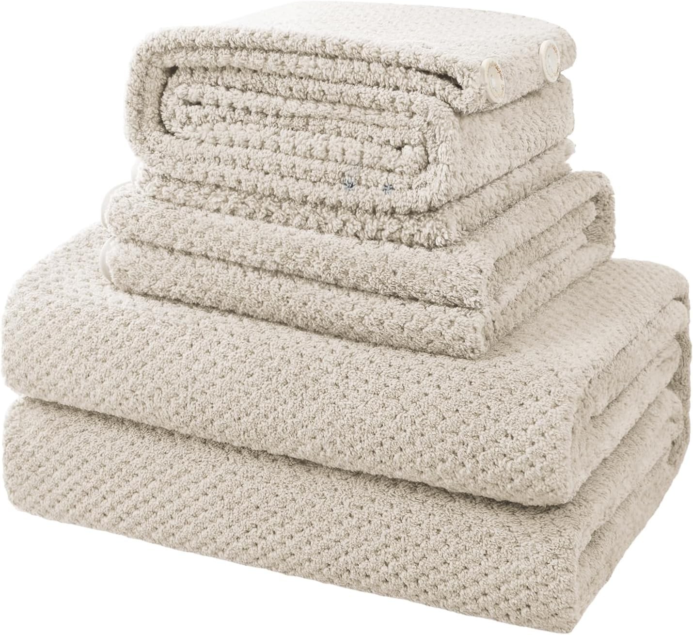 35X70 Inches Extra Large Bath Towels Sets of 4 for Bathroom Super Soft Quick Dry gallery