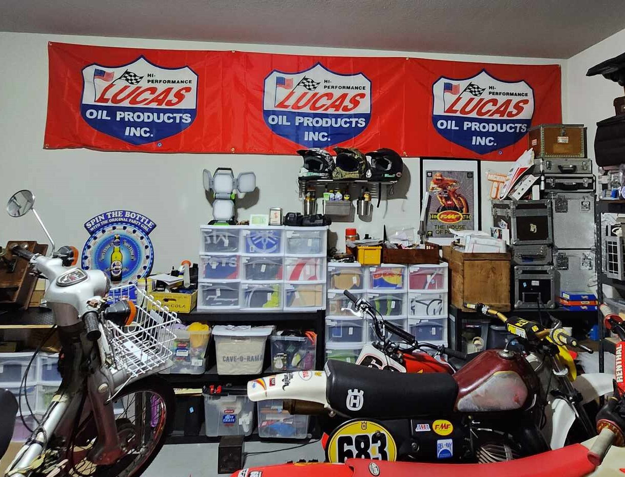 3' x 15' ALPINE STARS Logo Trackside Banner Mancave Garage Flag MX/SX gallery