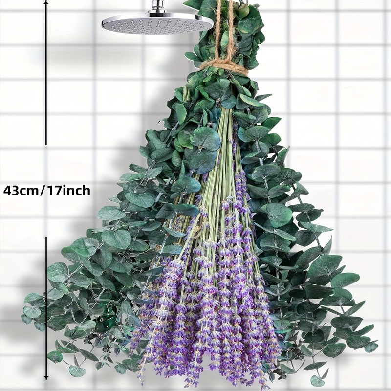 115 Pcs Dried Eucalyptus Stems & Lavender Flowers Bundles for ShowerHome Decor gallery