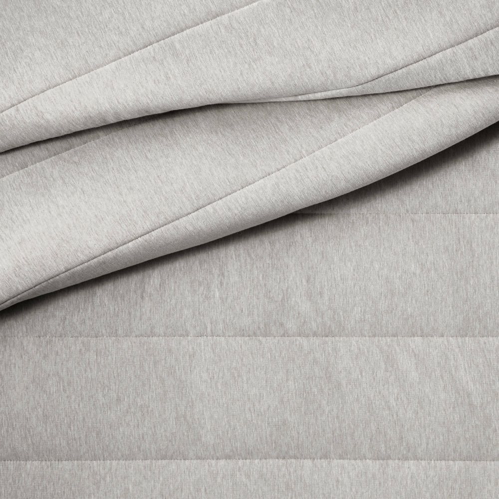 Full/Queen Channel Jersey Comforter Set Gray - Pillowfort gallery
