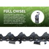 Full Chisel Chainsaw Chain 20 Inch .063 3/8 72DL for Stihl Husqvarna 2 Pack gallery