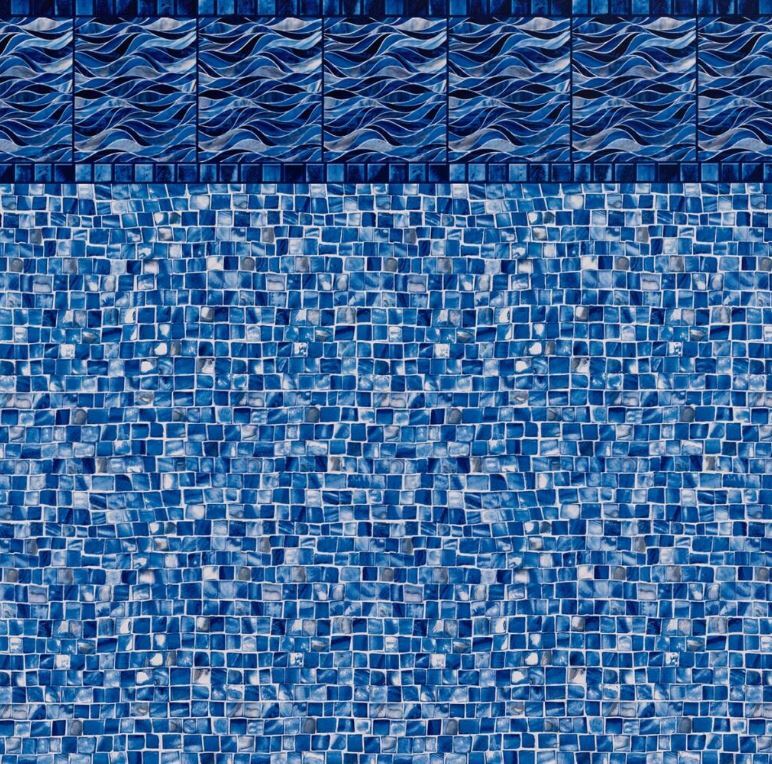Findlay Surf 27 Mil In-Ground Rectangle Swimming Pool Liner (Choose Size) gallery