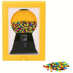 Wall Mount Candy Dispenser Frame, Gumball Machine Photo Picture Hanging Decor