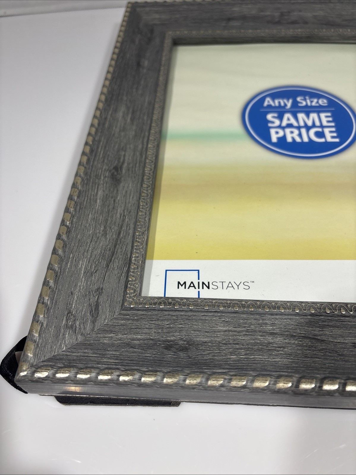 Grey Wood-Effect Picture Frame 8x10 Sliver Hanging Rustic gallery