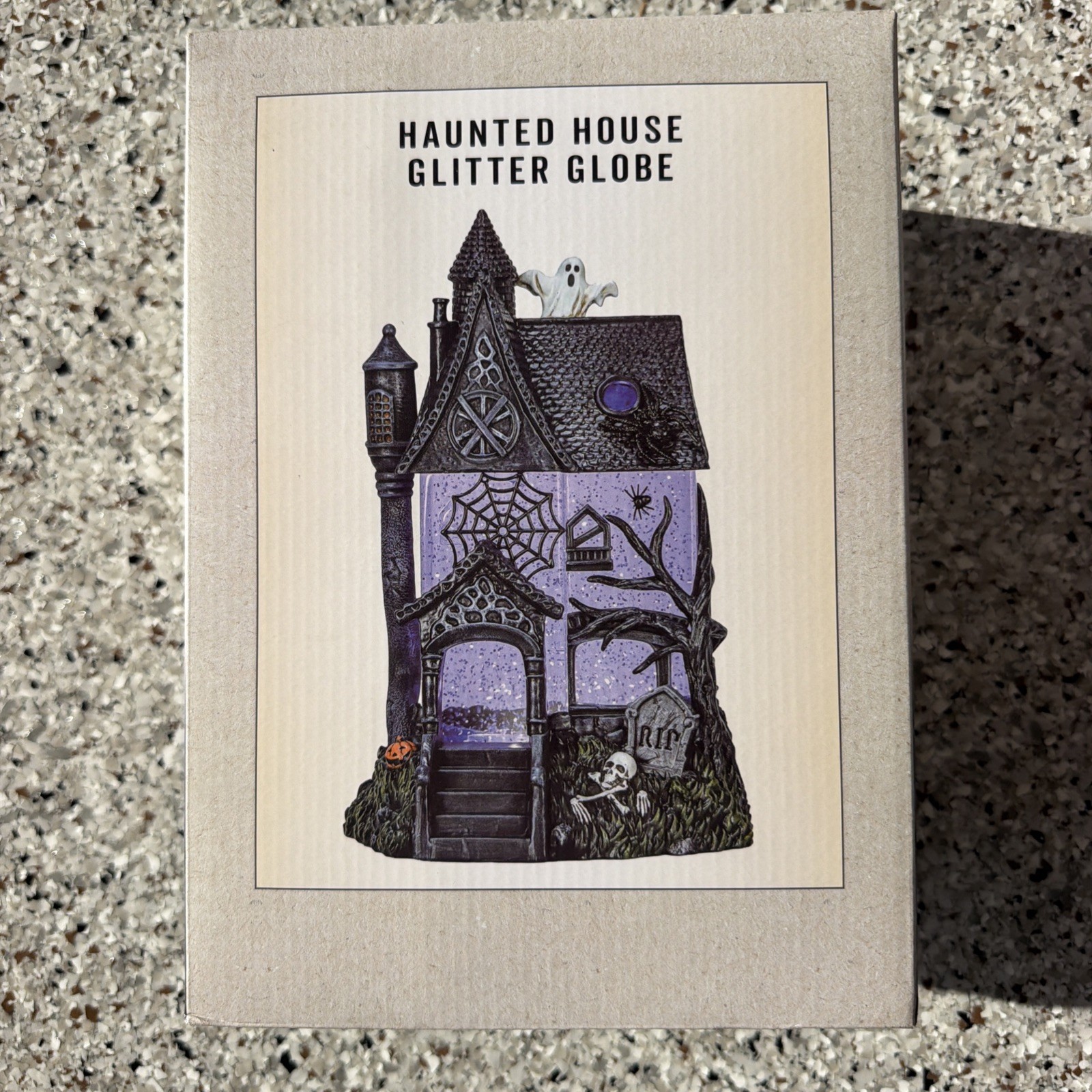 Cracker Barrel Haunted House Glitter Globe Light Up Halloween Decor - NEW IN BOX gallery