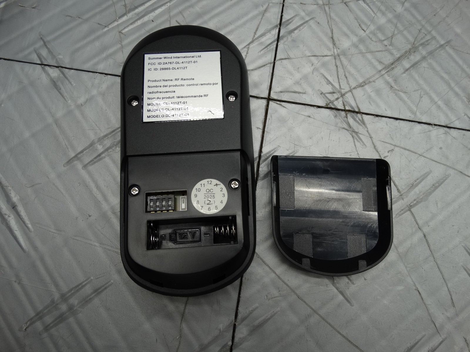 Remote Control for Home Decorators Merwry 52in Black 1001236066 / SW1422MBK gallery