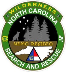 NC Wilderness Search & Rescue Vinyl Decal Sticker Paramedic Fire Fighter EMT EMS