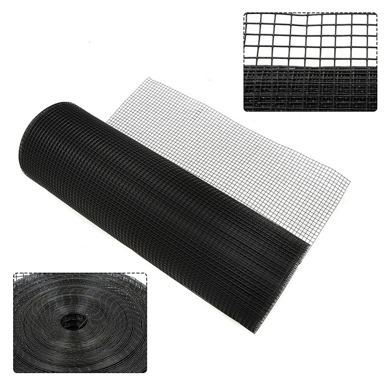 50/100FT 1/2Inx1/2In Hardware Cloth Chicken Wire Fence Vinyl Coated Welded Mesh gallery