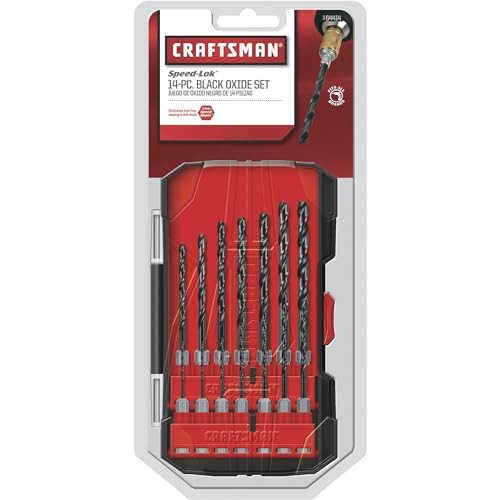 Craftsman Black Oxide Hex Drill Bits, 14-Pc. Set gallery