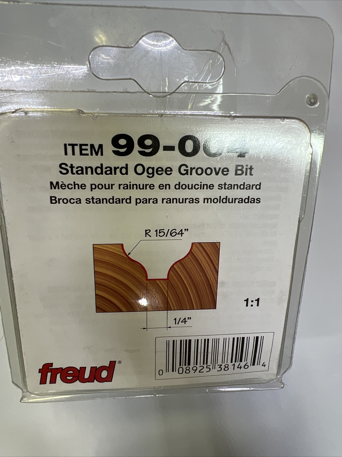 Freud 99-004 15/64" Radius Standard Ogee Groove Router Bit With 1/2" Shank gallery