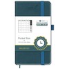 Pocket Monthly Planner 2026 Pocket 3.5" x 6.5" Dark Green Jan 2026 - Dec 2027 gallery