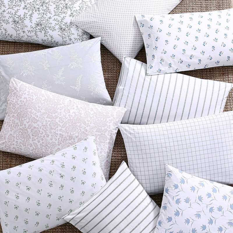 - King Sheets, Cotton Percale Bedding Set, Crisp Cool Ideal Bedding Set Hawl... gallery