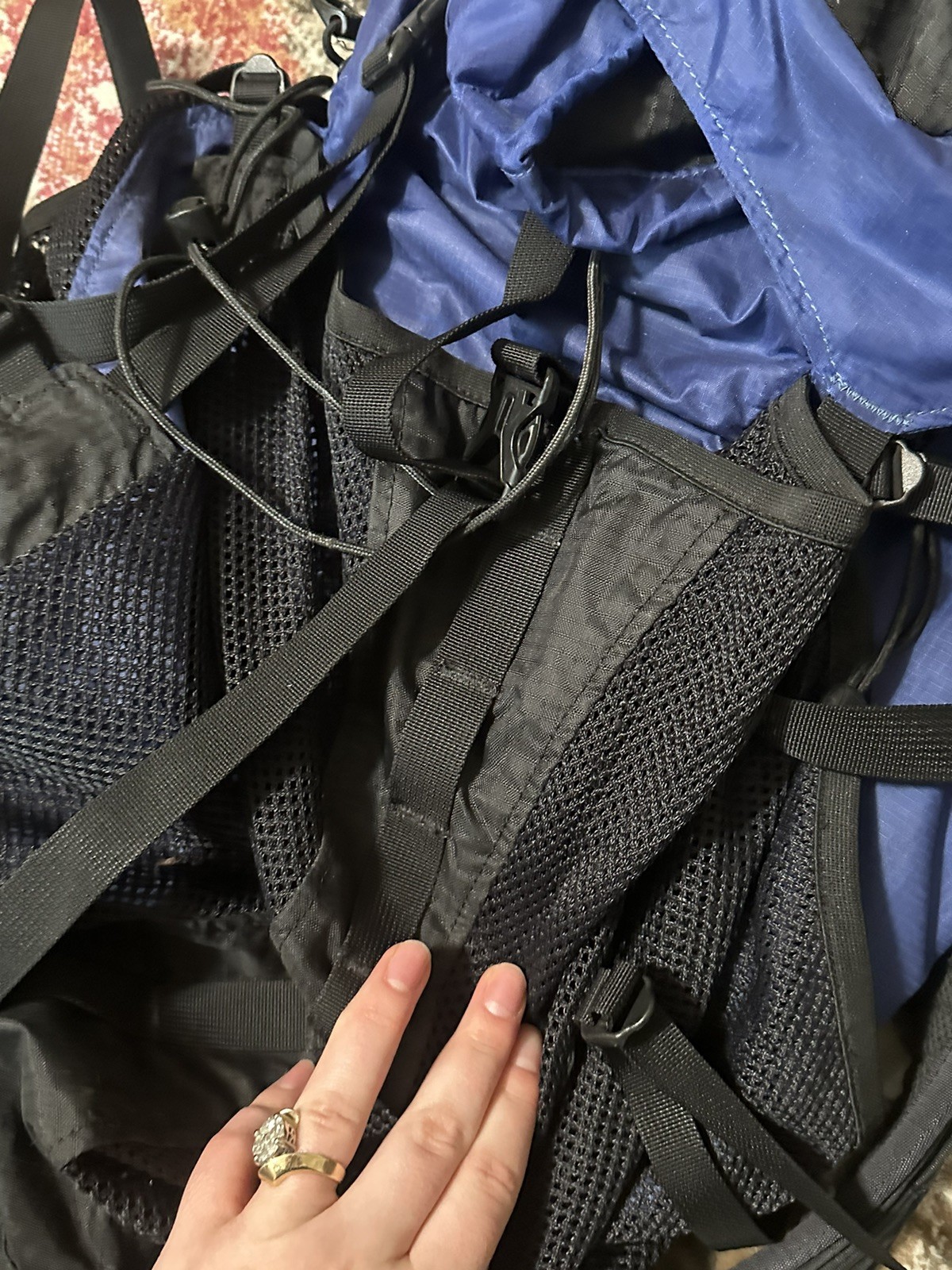 Vintage Gregory G-pack Backpack Hiking Backpacking Blue Ultralight 3