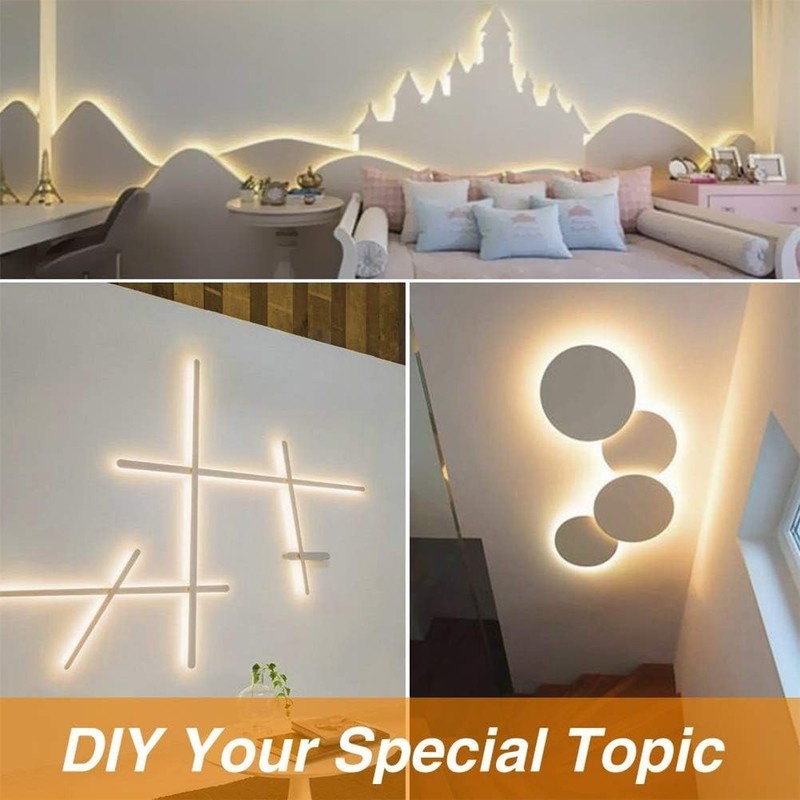 Warm LED Strip Lights,16.4ft Dimmable Strip Lighting,3000K 5m 12v Tape Light,... gallery
