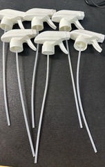 Spray Nozzle for Bottles Plastic Bottle Nozzle Replacemnt Trigger Lot of 6 White