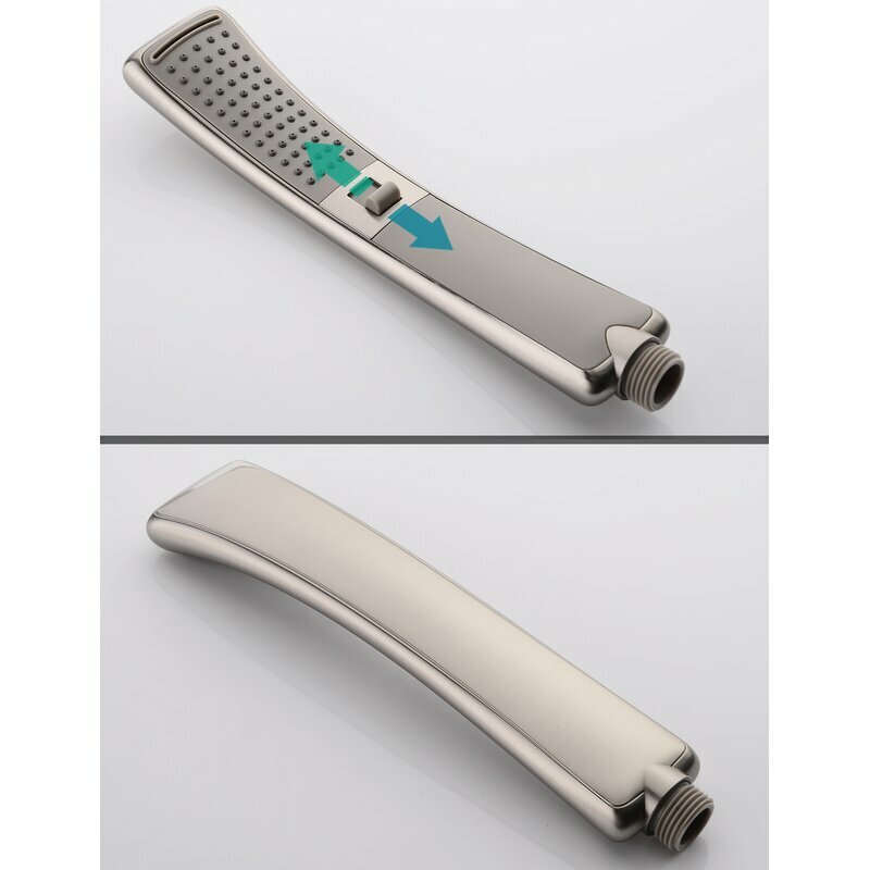"Bright Showers" Multi Function Rain Brushed Nickel Shower Head PSS3919-02 gallery