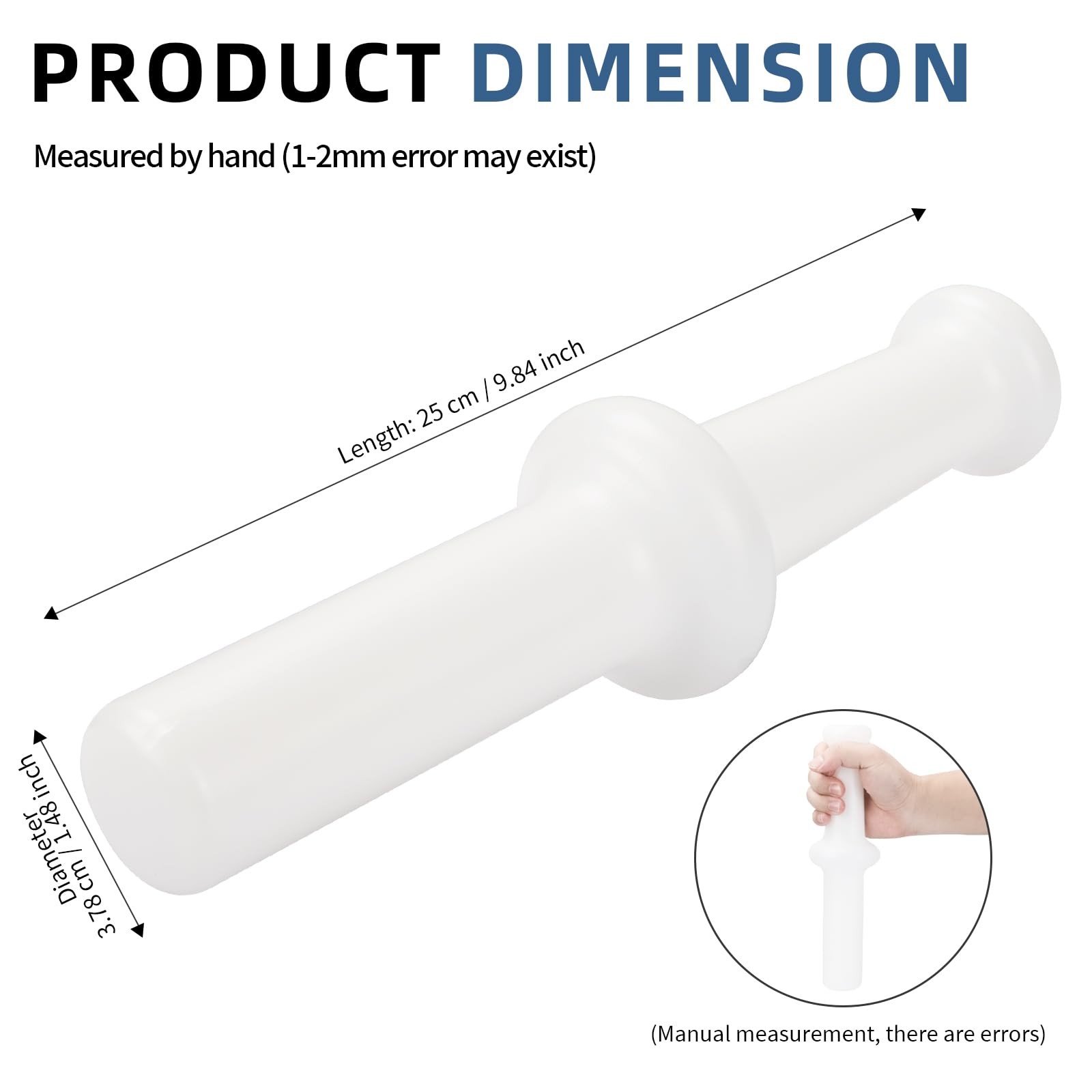 Universal Meat Grinder Pusher Stomper for Kitchenaid Lem Large, White gallery