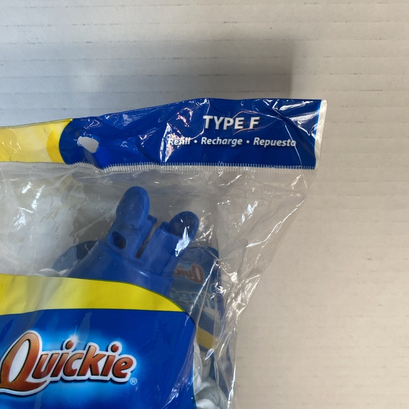 Quickie WipeOut Microfiber Twist Mop Refill NEW SEALED Type F fits #72036M gallery