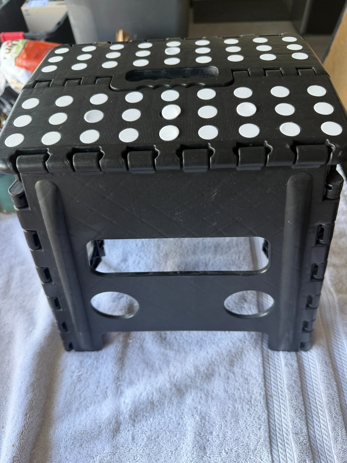 13 Inch Foldable Step Stool Collapsible Step Stools for Home Use Black (TK 2-TP) gallery