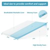 Wedge Pillow for Sleeping & Resting, 24"x24"x10" Memory Foam Cushion with Gre... gallery