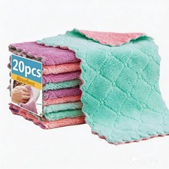 Microfiber Cleaning Cloths – Super Absorbent, Streak-& Lint-Towels for Glass,…
