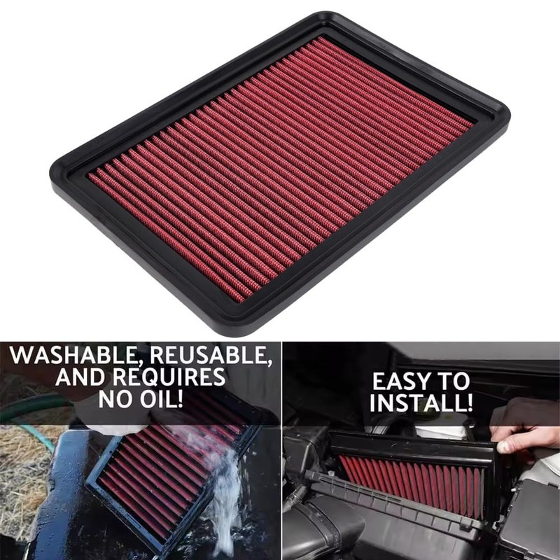 Engine Air Filter with Mazda CX, Axela, Atenza, Premium Washable High-Flow Ca... gallery