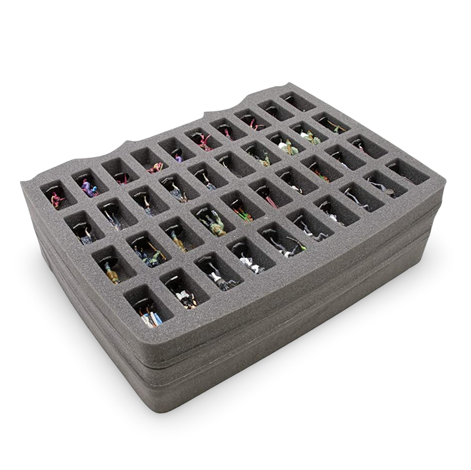 CASEMATIX Custom Replacement Foam for SDO16 Miniature Carrying Case - 3 Layers gallery