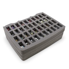 CASEMATIX Custom Replacement Foam for SDO16 Miniature Carrying Case – 3 Layers