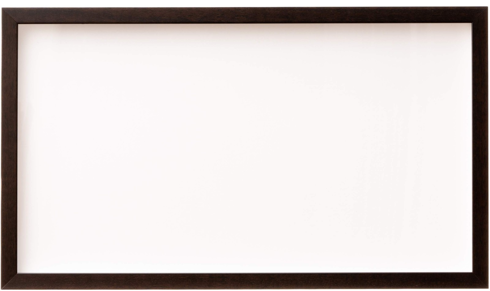 13x39 Shadow Box Brown Walnut Finish Solid Wood Display Frame | 0.875 Inch Mould gallery