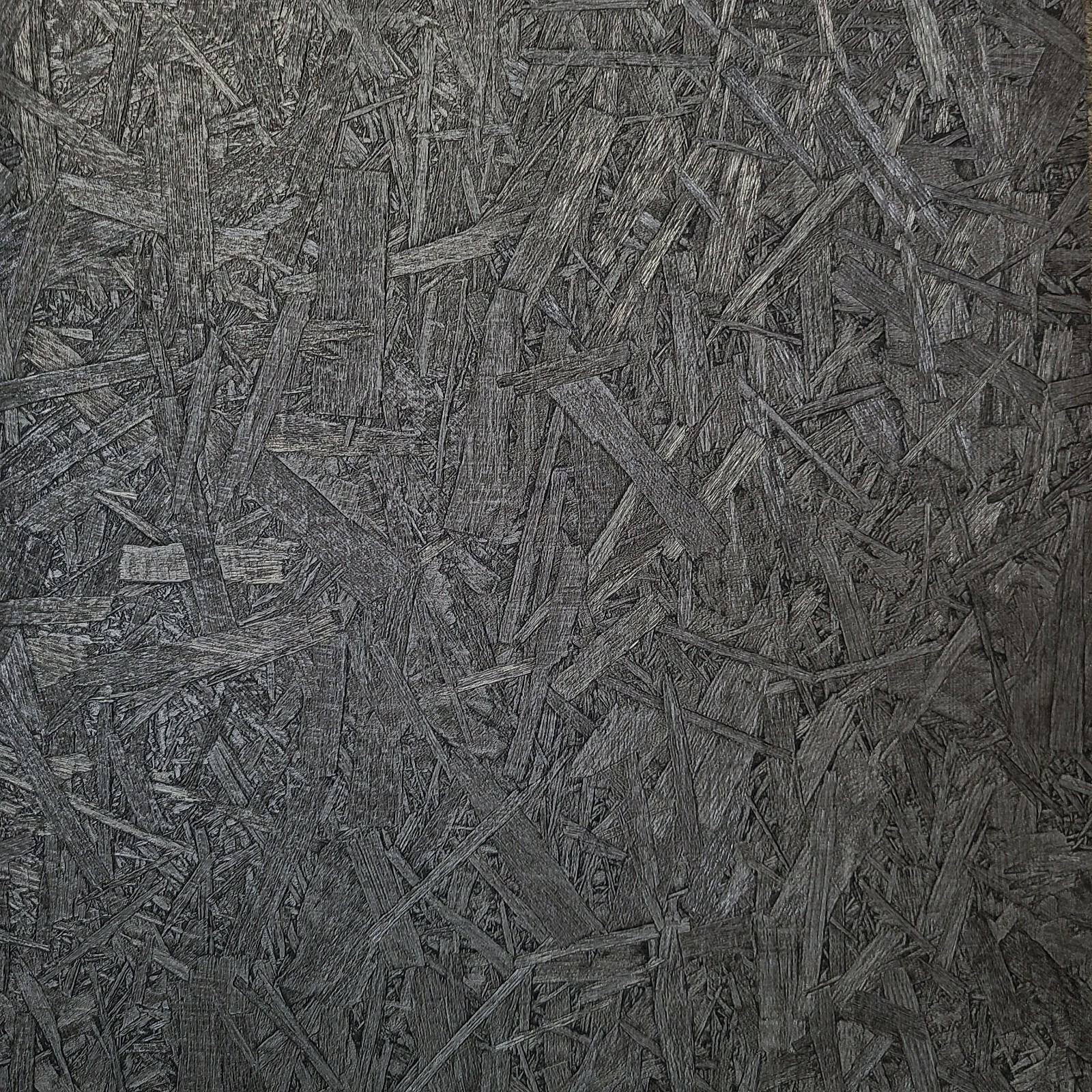 Faux Oriented Strand Board charcoal Black textured modern 3d Wallpaper gallery