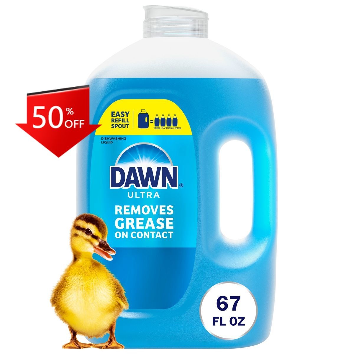 Dawn Original Ultra Dish Soap Refills - 67 fl oz: Removes Grease, Multi-Surface gallery