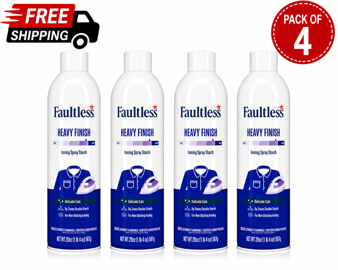 Laundry Starch Spray, Heavy Spray Starch 20 Oz Cans for a Smooth Iron Glide ... gallery