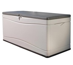 60012 Extra Large Deck Box, 130 Gallon, Desert Sand/Brown