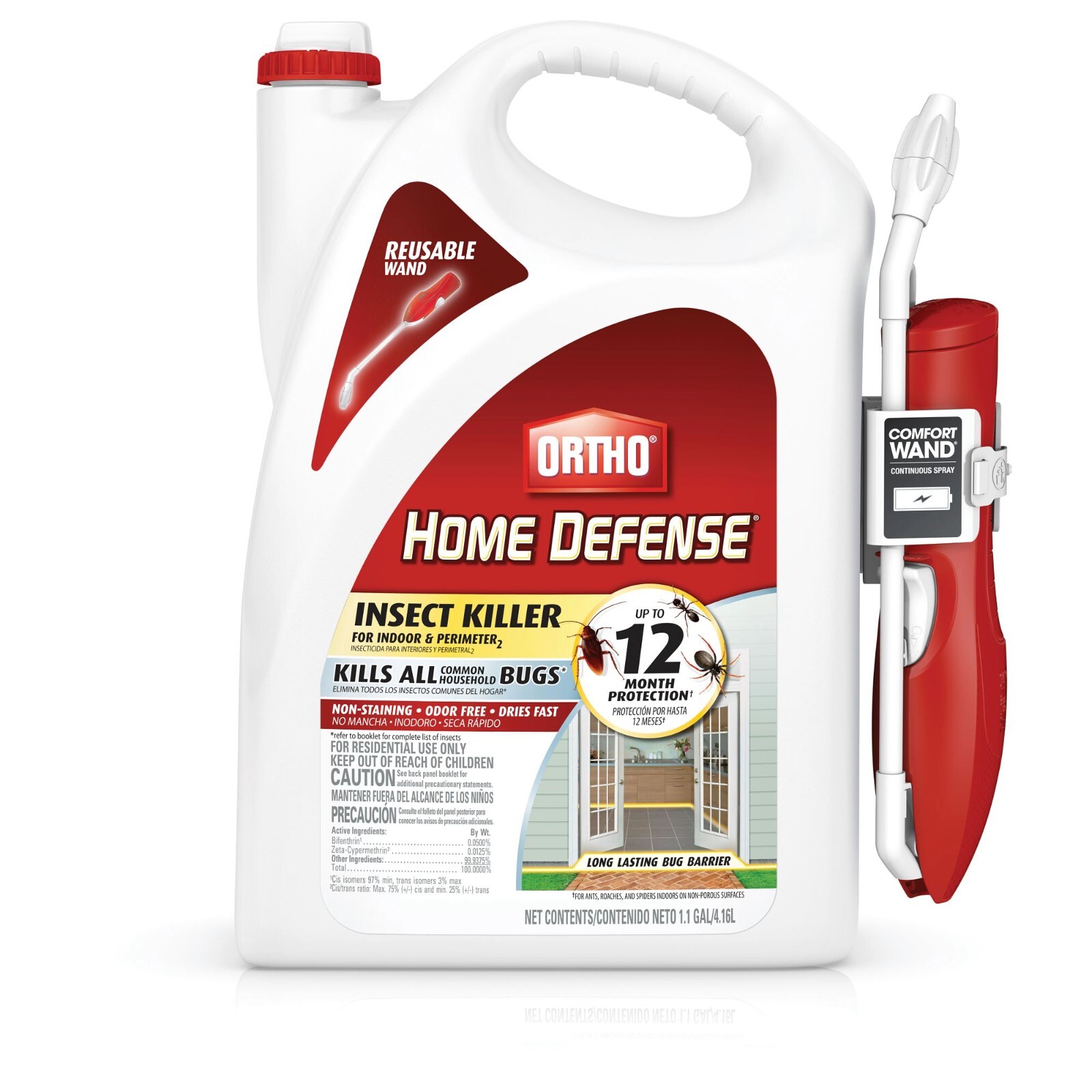 Ortho Home Defense Insect Killer for Indoor & Perimeter2, Comfort Wand 1.1 gal. gallery