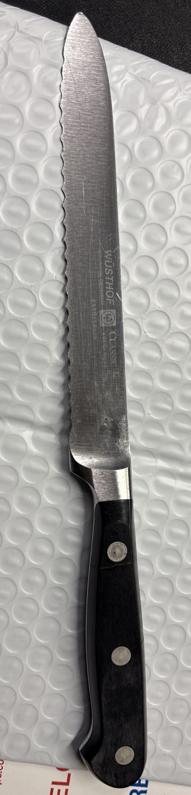 Wusthof Classic 5" Serrated Utility Knife 4110 14cm Germany ￼ gallery